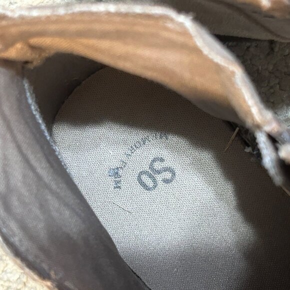 SO Girls Tan Scalloped Suede Ankle Boots Bow & Side Zipper SIZE 5 SO-ANKLE-TAN-5 - Picture 6 of 7